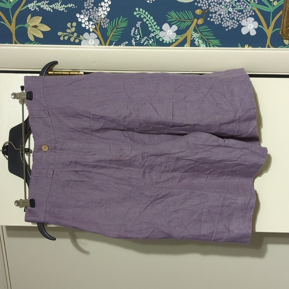 handmade linen studio Pants - Handmade linen studio Gemma shorts Lagenlook